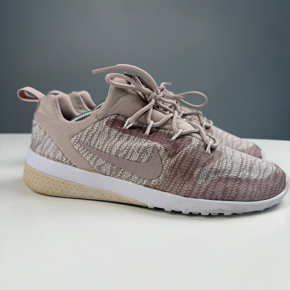 Nike CK Racer Pink White Knit Sneakers shoes women Size 6.5
